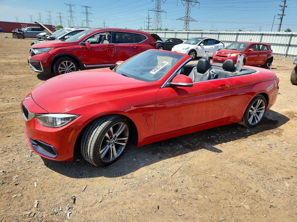2018 BMW 4er VIN WBA4Z1C59JEC59224 COPART salvage auction — FRONT END, Il - Salvage Certificate, sold $3,350 on 2026-07-07 (photo 1)