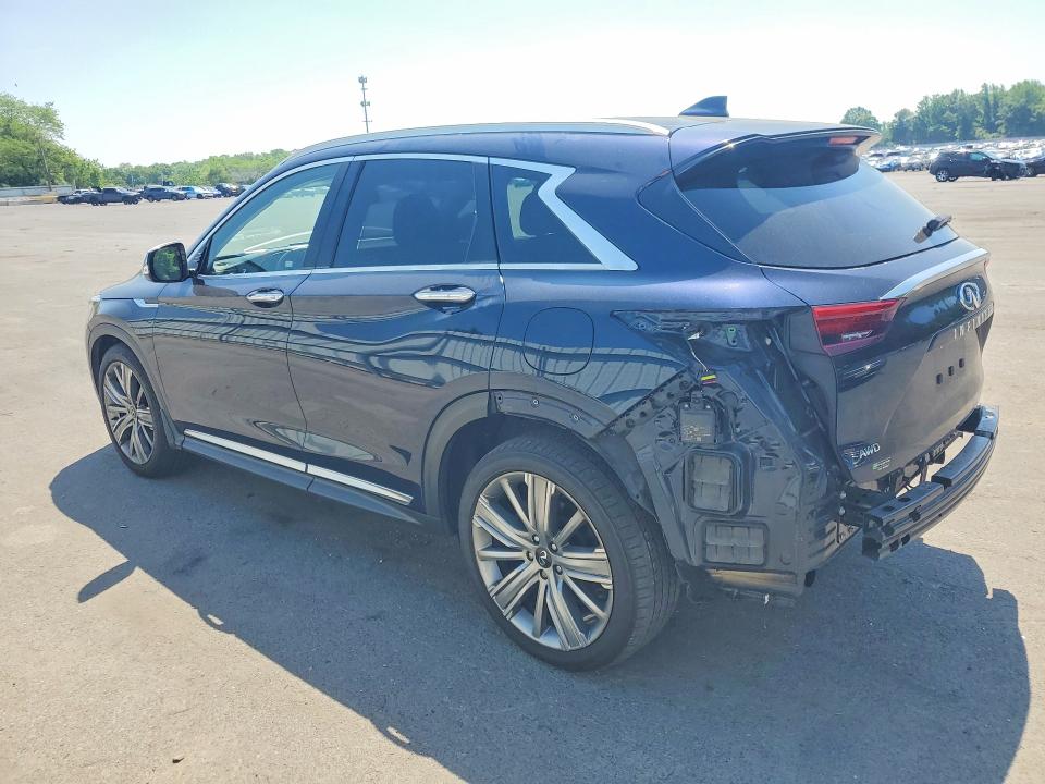 2021 Infiniti Qx50 VIN 3PCAJ5CB9MF121483 COPART salvage auction — REAR END, NJ - CERT OF TITLE-SALVAGE, sold $7,100 on 2026-07-28 (photo 2)