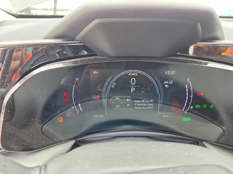 2025 Lexus Nx VIN JTJGKCEZXS5024634 COPART salvage auction — SIDE, Tx - Salvage Vehicle Title, sold $25,500 on 2026-07-09 (photo 9)
