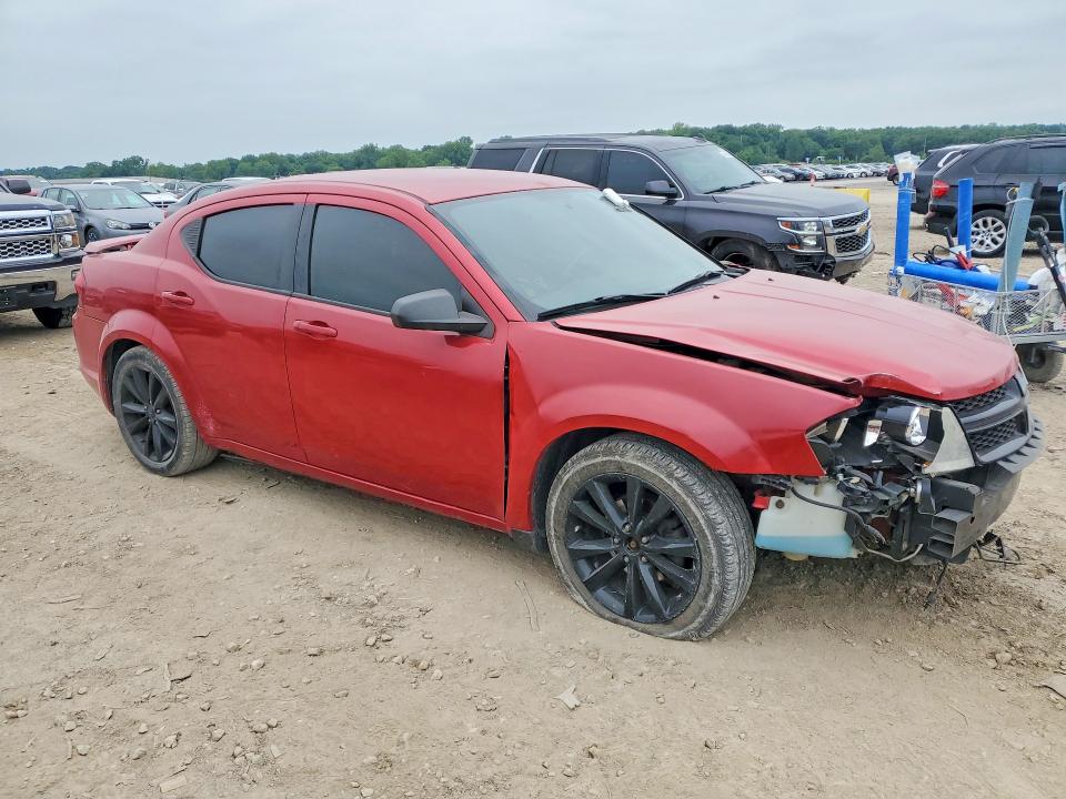 2014 Dodge Avenger VIN 1C3CDZAB4EN227017 COPART salvage auction — FRONT END, Ks - Cert Of Title-Salvage, sold $475 on 2026-07-09 (photo 4)