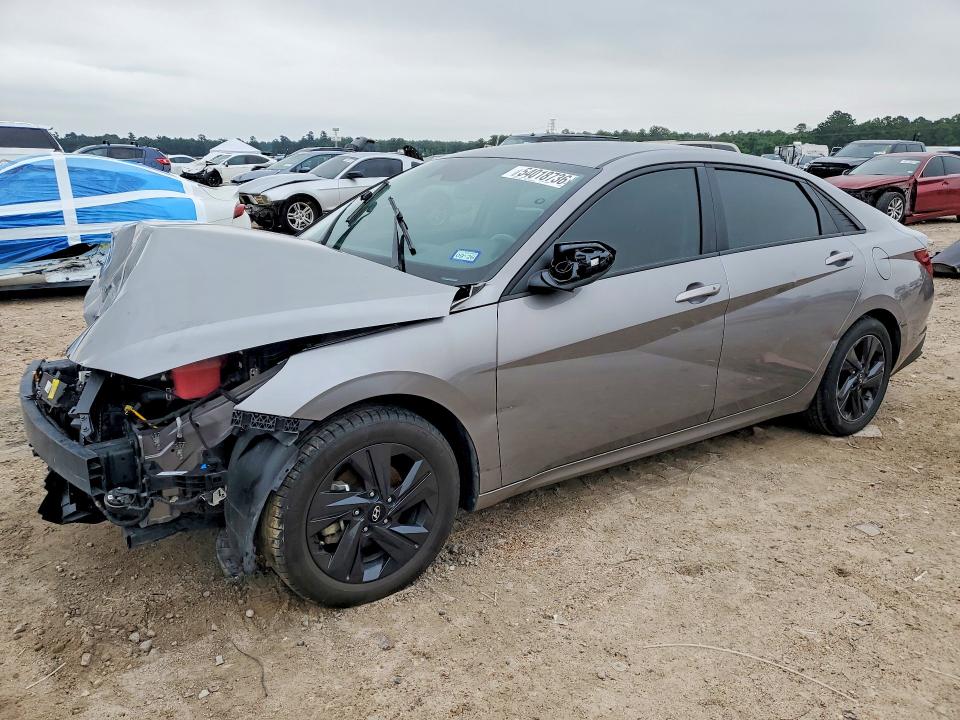 2023 Hyundai Elantra VIN KMHLM4AJ8PU083367 COPART salvage auction — FRONT END, Tx - Salvage Vehicle Title, sold $2,550 on 2026-07-24 (photo 1)