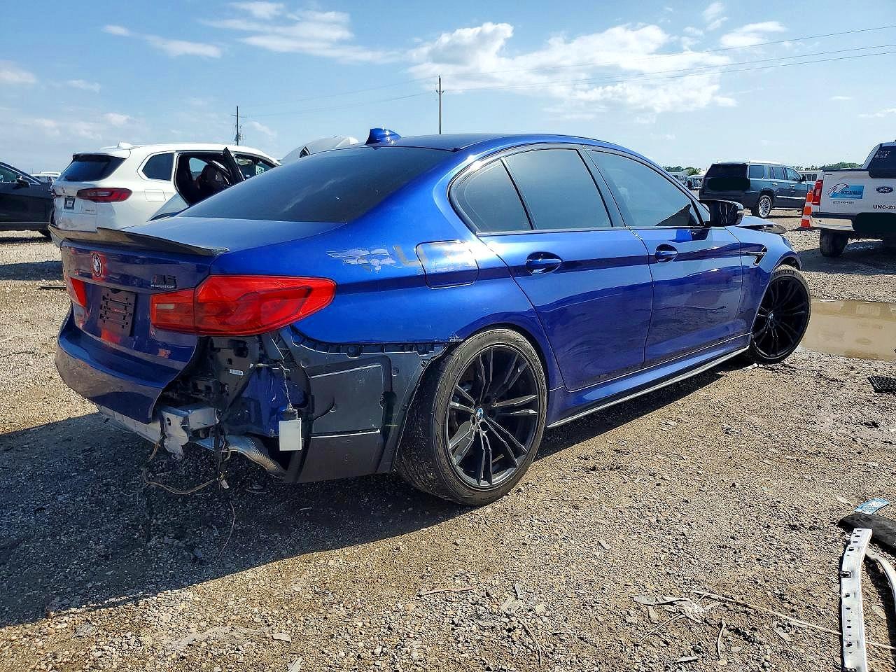 2020 BMW M5 VIN WBSJF0C0XLCE48324 COPART salvage auction — Front End, TX - CERTIFICATE OF TITLE, sold $29,750 on 2026-07-09 (photo 3)