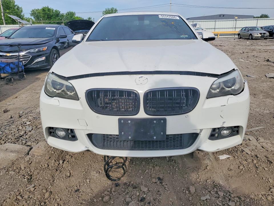 2016 BMW 5 series VIN WBA5B3C51GG253061 COPART salvage auction — FRONT END, IN - CERTIFICATE OF TITLE, sold $3,100 on 2026-07-13 (photo 5)