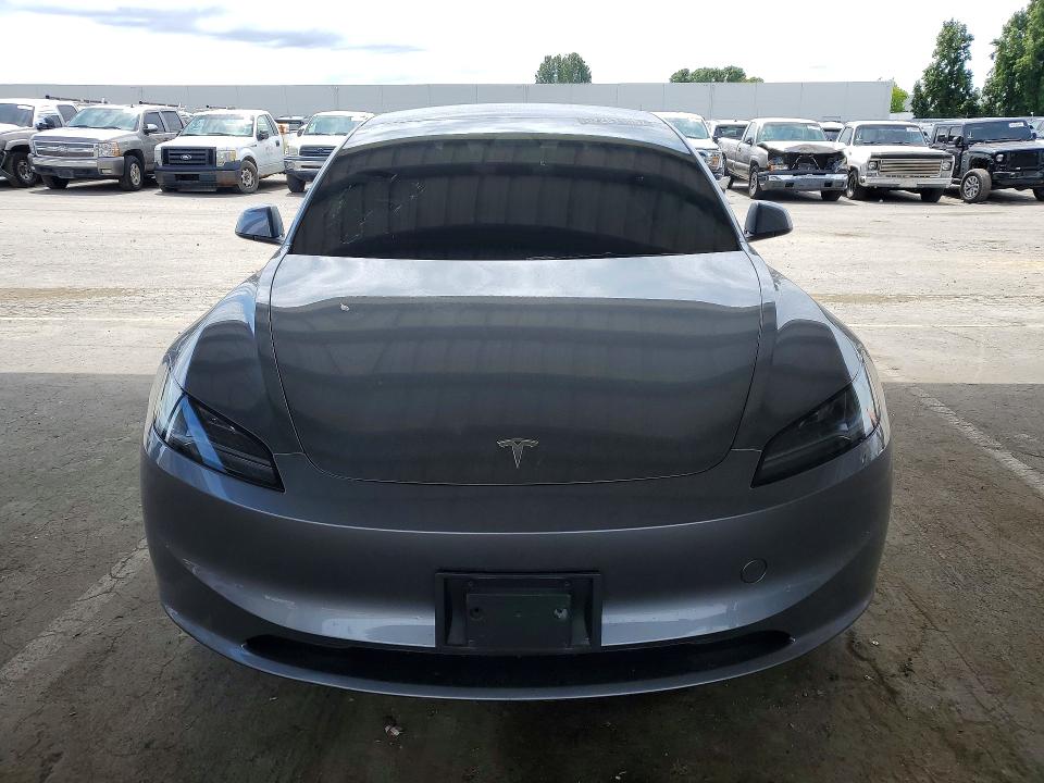 2024 Tesla VIN 5YJ3E1EA6RF861641 COPART salvage auction — REAR END, Ca - Salvage Certificate, sold $8,100 on 2026-07-16 (photo 5)