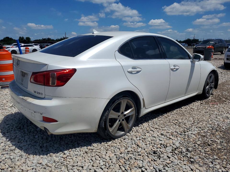 2013 Lexus Is VIN JTHBF5C25D5188183 COPART salvage auction — NORMAL WEAR, TX - CERTIFICATE OF TITLE, sold $1,950 on 2026-08-24 (photo 3)