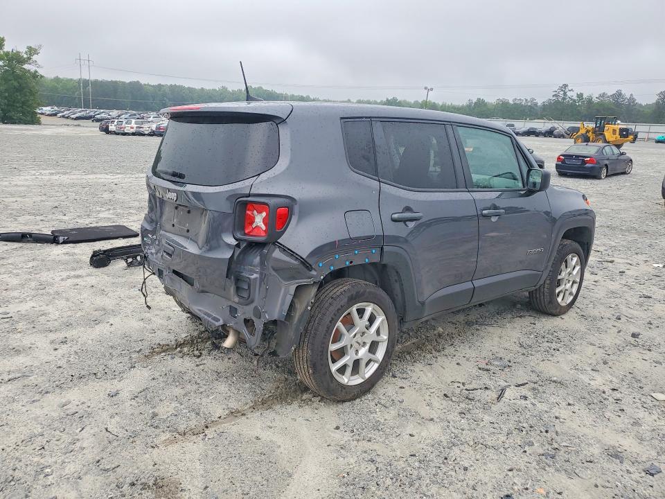 2023 Jeep Renegade VIN ZACNJDB15PPP58904 COPART salvage auction — REAR END, Ga - Cert Of Title-Salvage, sold $4,275 on 2026-07-28 (photo 3)