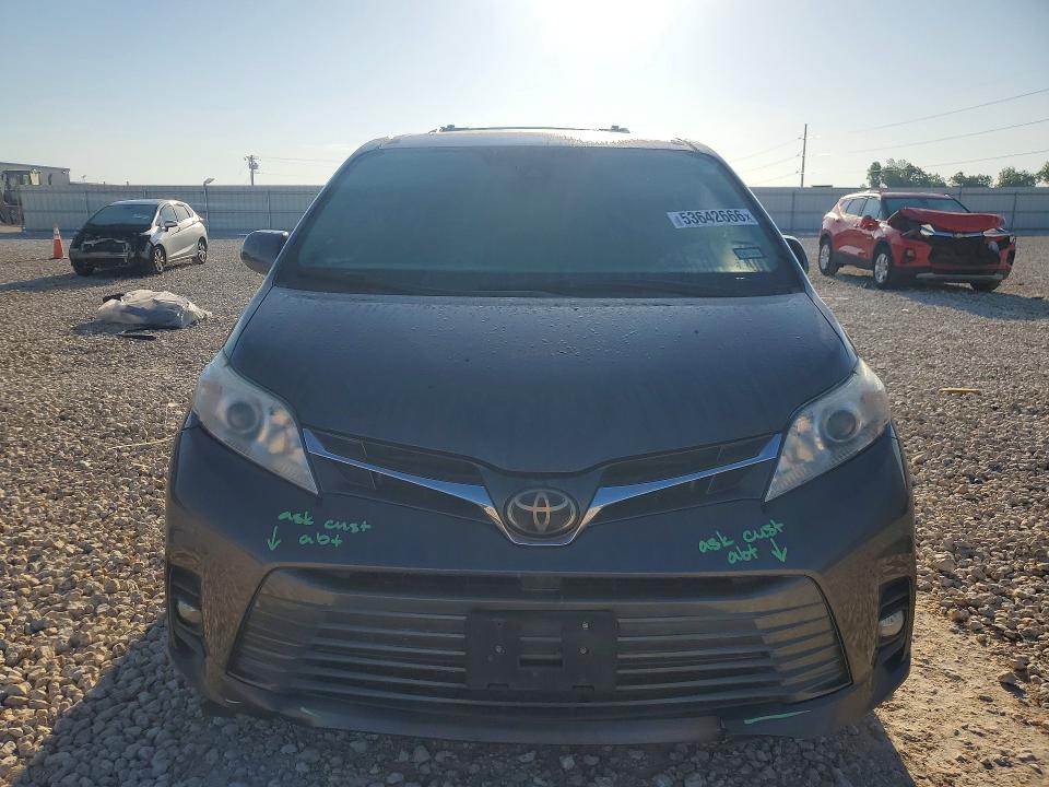 2020 Toyota Sienna VIN 5TDYZ3DC0LS072641 COPART salvage auction — REAR END, Tx - Salvage Vehicle Title, sold $70 on 2026-07-30 (photo 5)