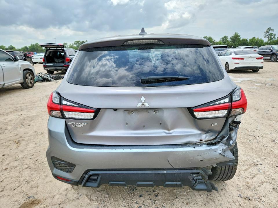 2020 Mitsubishi Outlander VIN JA4AR3AU7LU019360 COPART salvage auction — REAR END, Tx - Salvage Vehicle Title, sold $1,950 on 2026-07-10 (photo 6)
