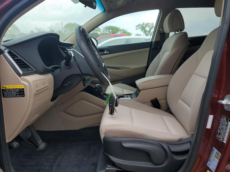 2017 Hyundai Tucson VIN KM8J23A48HU441702 COPART salvage auction — HAIL, Ia - Cert Of Title-Salvage Title, sold $3,100 on 2026-07-10 (photo 7)