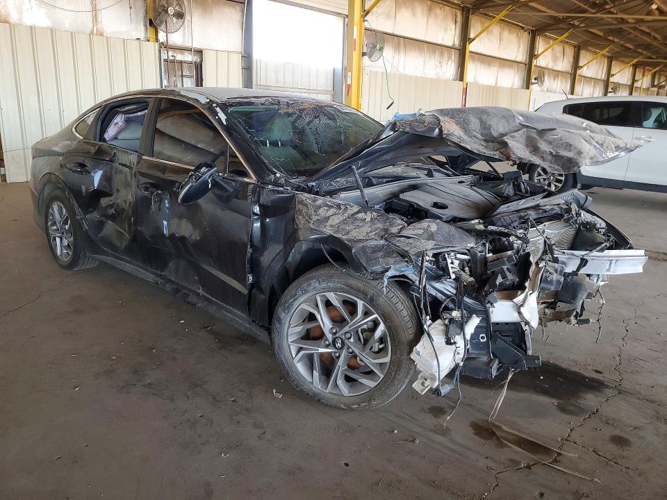 2021 Hyundai Sonata VIN KMHL64JA9MA166734 COPART salvage auction — FRONT END, Az - Cert Of Title-Previous Salvage, sold $1,350 on 2026-07-29 (photo 4)