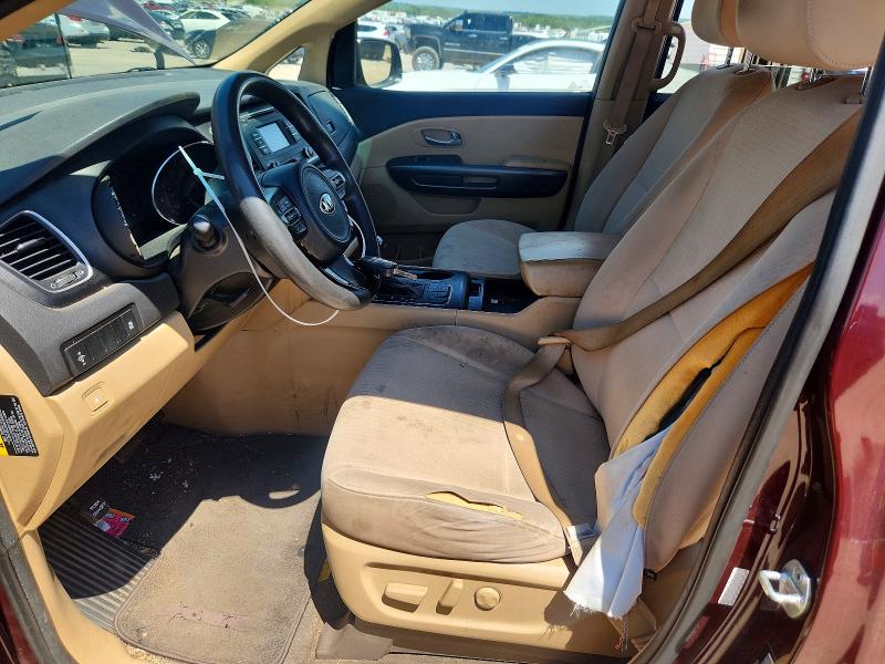 2016 Kia SEDONA VIN KNDMB5C11G6128834 COPART salvage auction — REAR END, Tx - Salvage Vehicle Title, sold $975 on 2026-08-03 (photo 7)