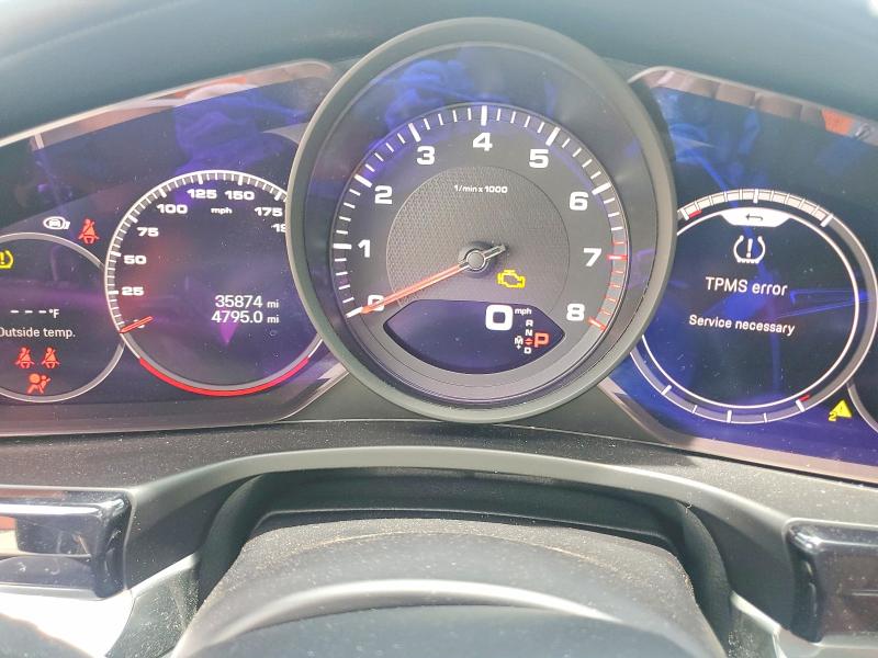 2022 Porsche Panamera VIN WP0AJ2A73NL100480 COPART salvage auction — FRONT END, Tx - Salvage Vehicle Title, sold $19,300 on 2026-07-20 (photo 9)