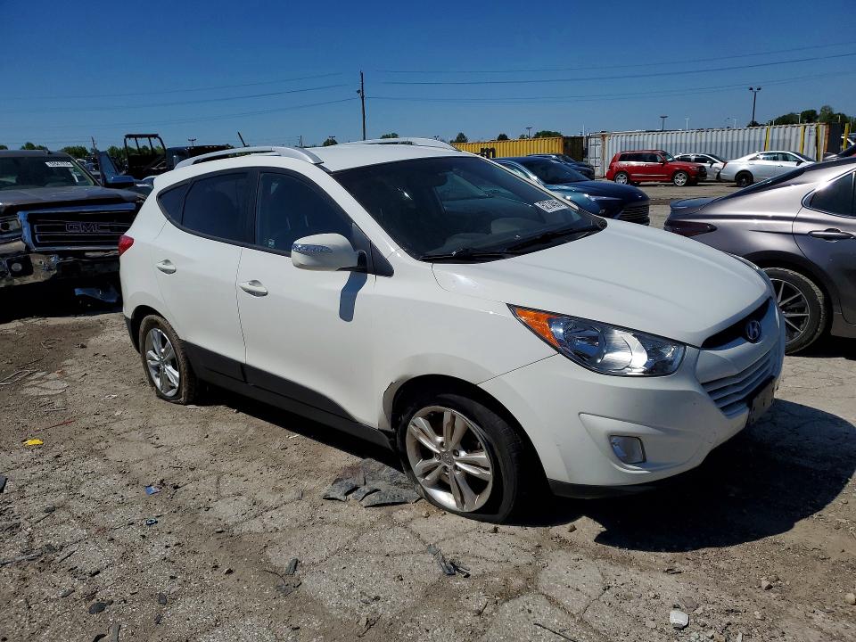 2013 Hyundai VIN KM8JUCAC2DU643883 COPART salvage auction — FRONT END, IN - CERT OF TITLE-SALVAGE TITLE, sold $675 on 2026-07-31 (photo 4)