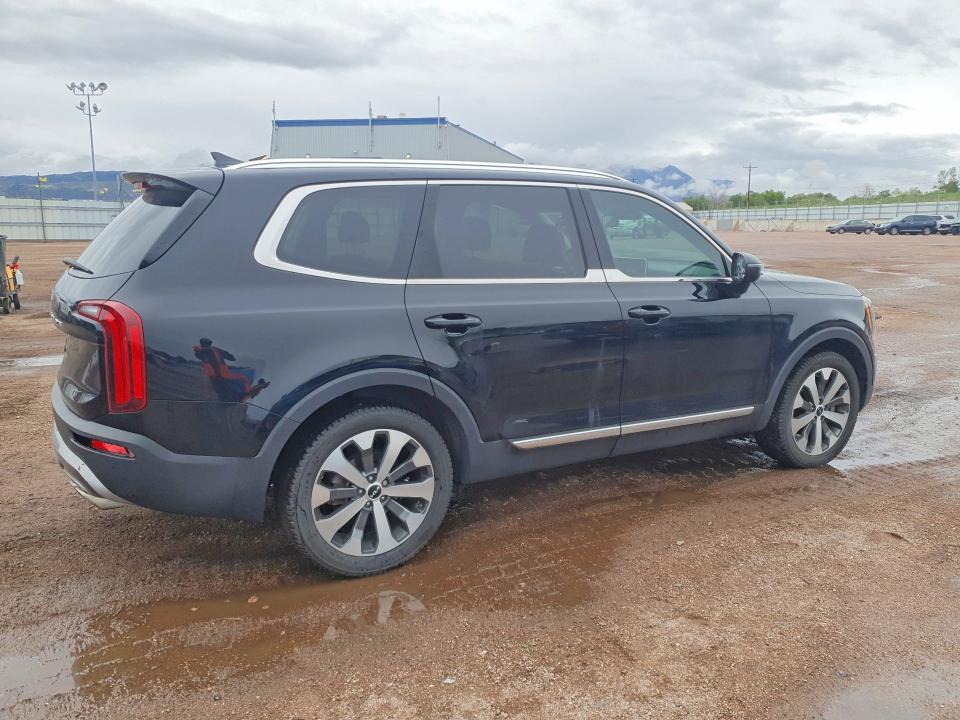 2022 Kia Telluride VIN 5XYP34HC6NG200751 COPART salvage auction — HAIL, Co - Certificate Of Title, sold $275 on 2026-07-13 (photo 3)