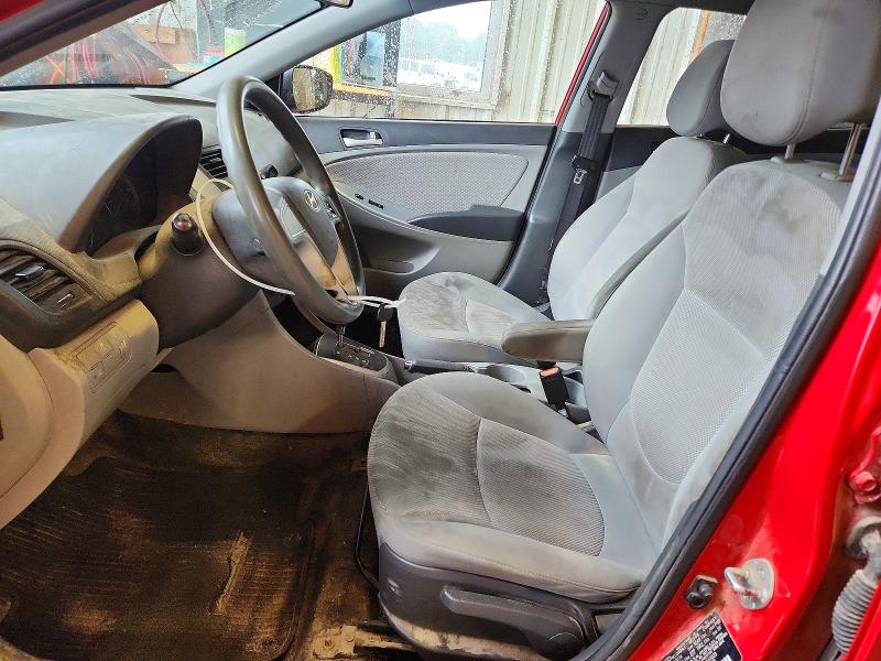 2014 Hyundai Accent VIN KMHCT5AE3EU163023 COPART salvage auction — WATER/FLOOD, Ar - Cert Of Title-Salvage, sold $400 on 2026-07-20 (photo 7)