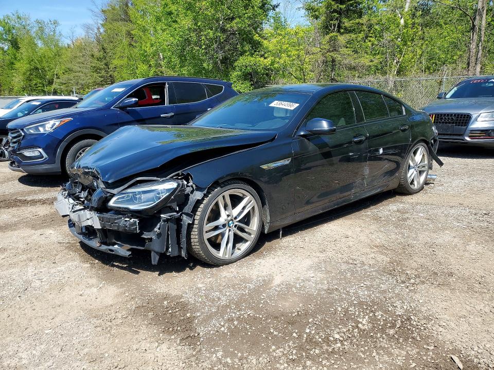 2017 BMW 6er VIN WBA6D6C56HG388313 COPART salvage auction — FRONT END, On - Permit Salvage, sold $200 on 2026-07-30 (photo 1)