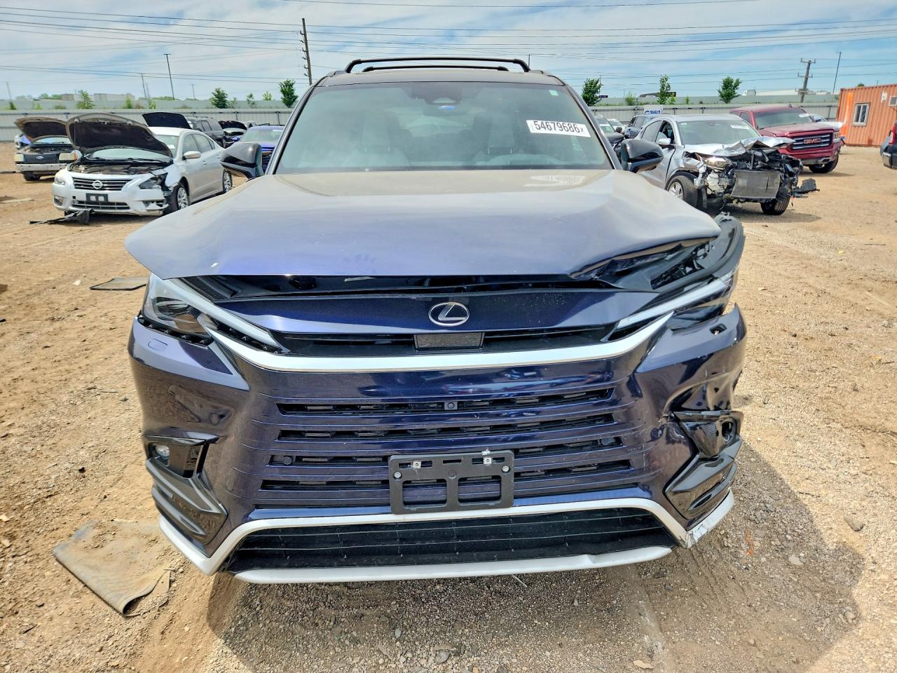 2026 Lexus TX 500h VIN 5TDABAB64TS016418 COPART salvage auction — Front End, IL - SALVAGE CERTIFICATE, sold $43,000 on 2026-07-07 (photo 5)