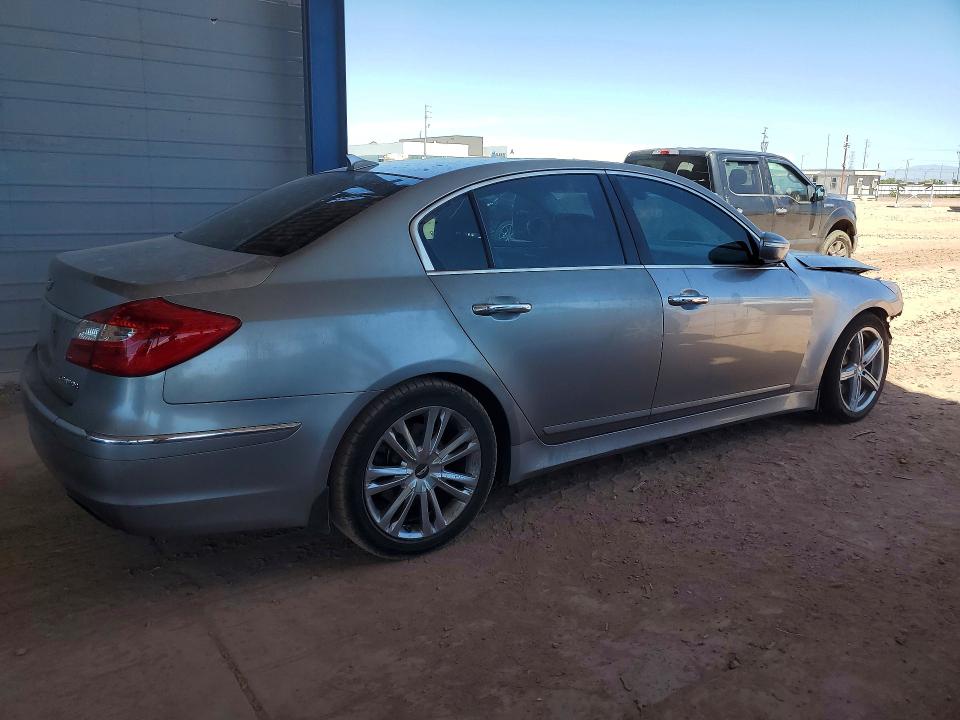 2012 Hyundai VIN KMHGC4DD3CU207582 COPART salvage auction — FRONT END, Az - Certificate Of Title, sold $1,250 on 2026-07-21 (photo 3)