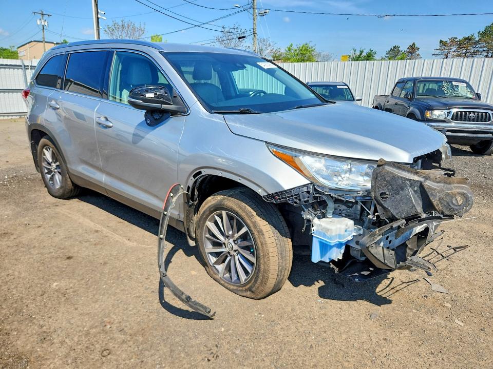 2019 Toyota VIN 5TDJZRFH8KS723459 COPART salvage auction — FRONT END, Ct - Cert Of Title-Salvage, sold $8,400 on 2026-07-02 (photo 4)