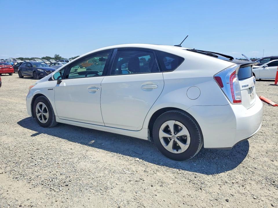 2012 Toyota Prius VIN JTDKN3DU3C5472905 COPART salvage auction — SIDE, CA - SALVAGE CERTIFICATE, sold $3,650 on 2026-07-21 (photo 2)