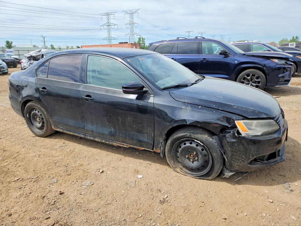 2011 Volkswagen Jetta VIN 3VWDX7AJ3BM339104 COPART salvage auction — FRONT END, Il - Salvage Certificate, sold $325 on 2026-07-02 (photo 4)