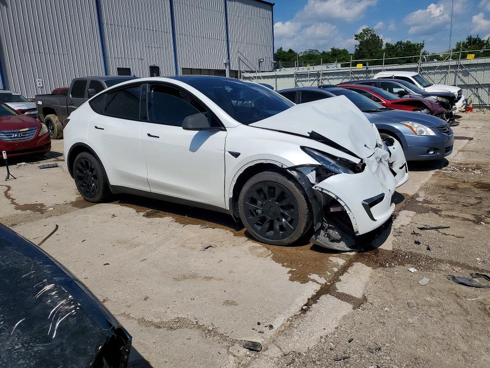 2023 Tesla Model y VIN 7SAYGDEE0PA153337 COPART salvage auction — FRONT END, Ky - Cert Of Title-Salvage, sold $9,800 on 2026-07-22 (photo 4)