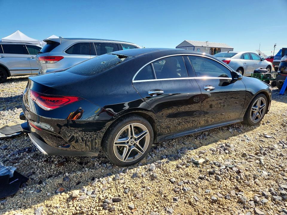 2022 Mercedes-benz Cla-klasse VIN W1K5J4HB7NN301896 COPART salvage auction — HAIL, Salvage Title, sold $12,000 on 2026-07-20 (photo 3)