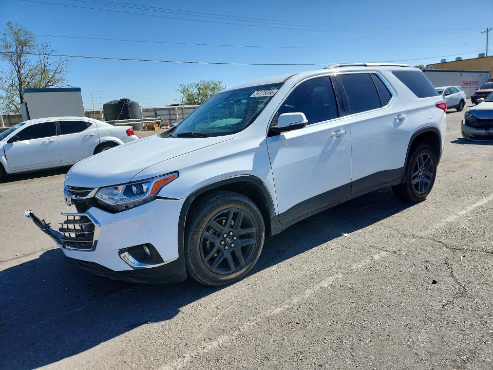2021 Chevrolet Traverse VIN 1GNEVHKW3MJ132877 COPART salvage auction — FRONT END, Nm - Cert Of Title-Salvage, sold $2,050 on 2026-07-24 (photo 1)