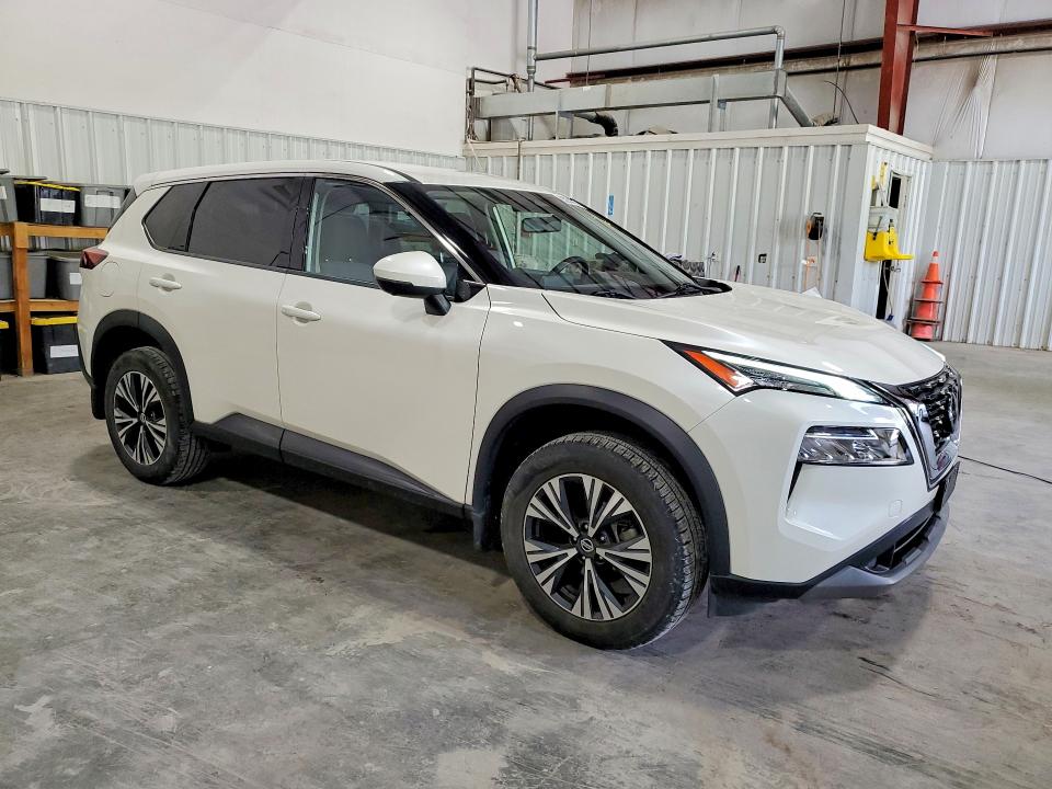 2021 Nissan Rogue VIN JN8AT3BB7MW219282 COPART salvage auction — REAR END, Ny - Mv-907A Salvage Certificate, sold $8,000 on 2026-07-13 (photo 4)