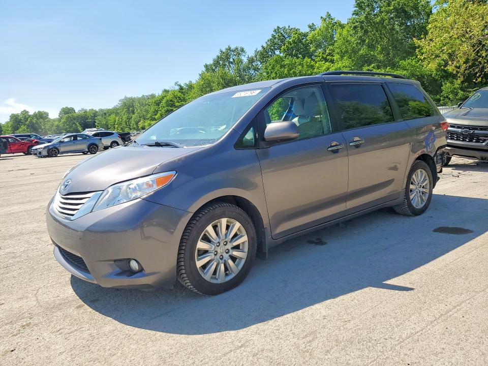 2015 Toyota VIN 5TDDK3DC8FS111872 COPART salvage auction — REAR END, PA - CERTIFICATE OF SALVAGE, sold $2,900 on 2026-07-02 (photo 1)