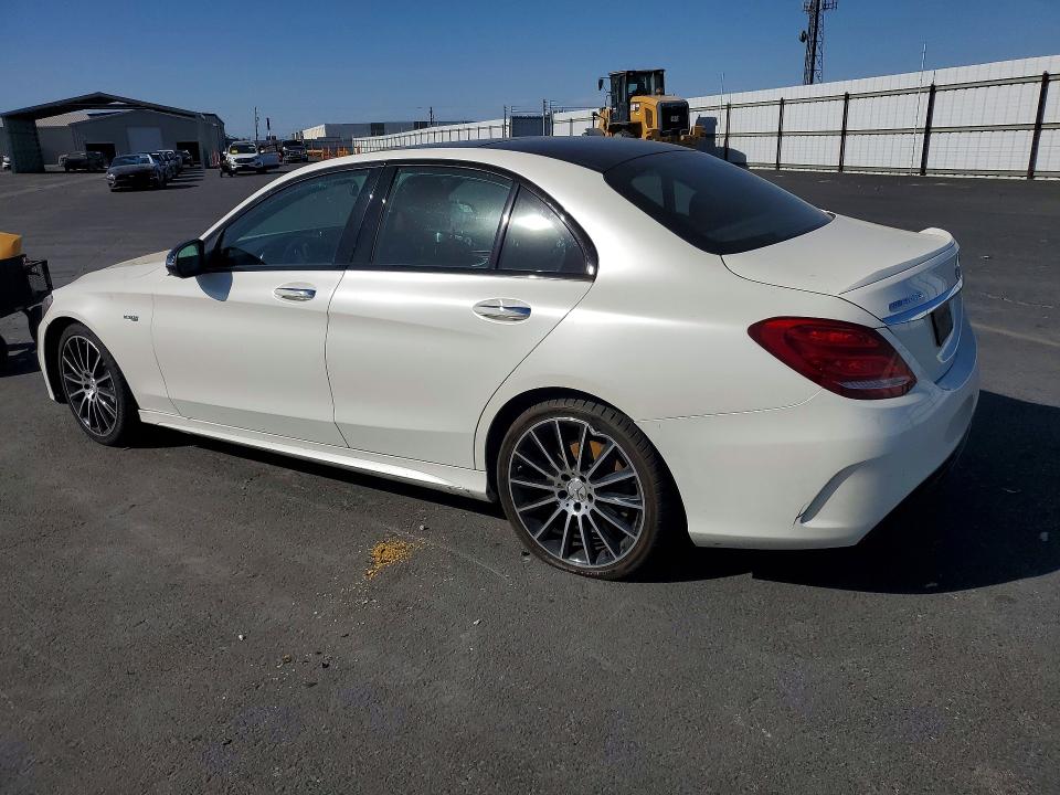 2017 Mercedes-benz C-klasse VIN 55SWF6EB2HU192653 COPART salvage auction — FRONT END, Ca - Salvage Certificate, sold $9,000 on 2026-07-09 (photo 2)