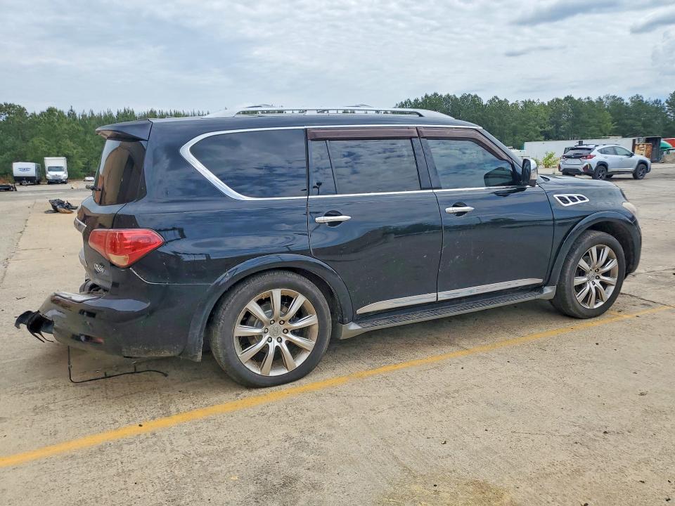2012 Infiniti Qx56 VIN JN8AZ2NC5C9316720 COPART salvage auction — REAR END, Sc - Cert Of Title-Salvage, sold $3,100 on 2026-07-24 (photo 3)