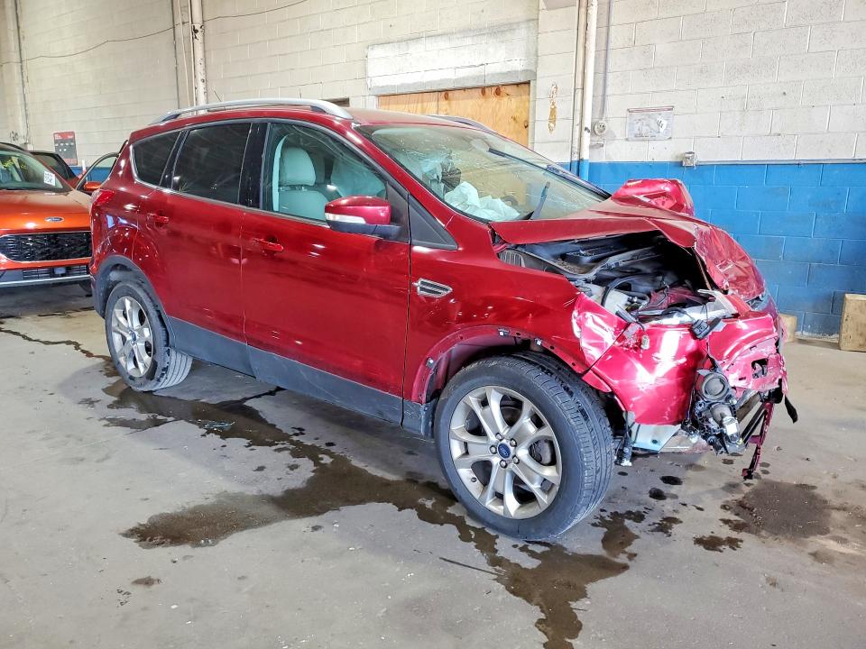2014 Ford Escape VIN 1FMCU0JX6EUC19604 COPART salvage auction — FRONT END, Mi - Certificate Of Title, sold $525 on 2026-07-02 (photo 4)