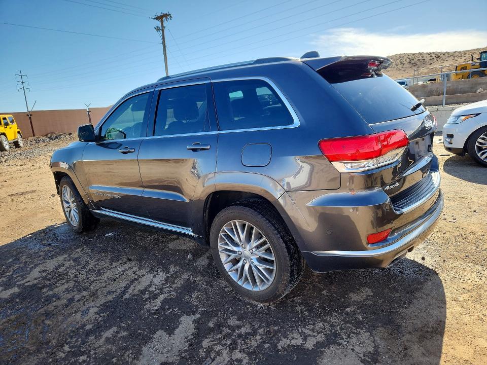 2017 Jeep Grand cherokee VIN 1C4RJFJT4HC844035 COPART salvage auction — FRONT END, Nm - Cert Of Title-Salvage, sold $3,600 on 2026-07-23 (photo 2)