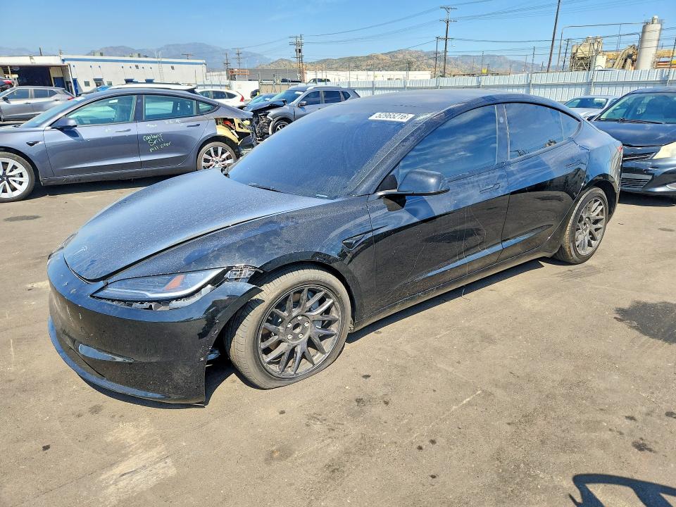 2024 Tesla VIN 5YJ3E1EA1RF825050 COPART salvage auction — FRONT END, Ca - Salvage Certificate, sold $14,200 on 2026-07-13 (photo 1)