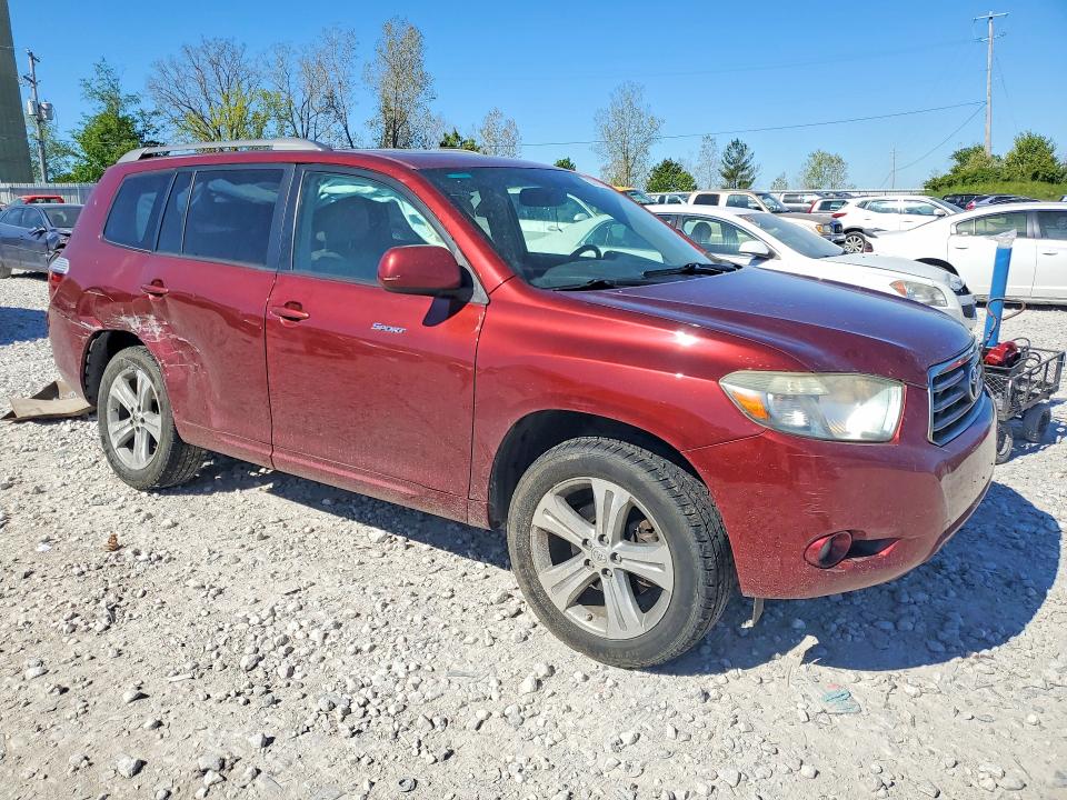 2008 Toyota Highlander VIN JTEES43A282005210 COPART salvage auction — SIDE, Id - Salvage Certificate Of Title, sold $550 on 2026-07-30 (photo 4)
