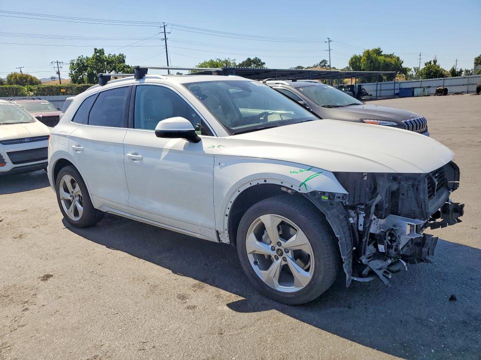 2024 Audi Q5 VIN WA1EAAFY3R2064082 COPART salvage auction — FRONT END, Ca - Salvage Certificate, sold $17,300 on 2026-07-21 (photo 4)
