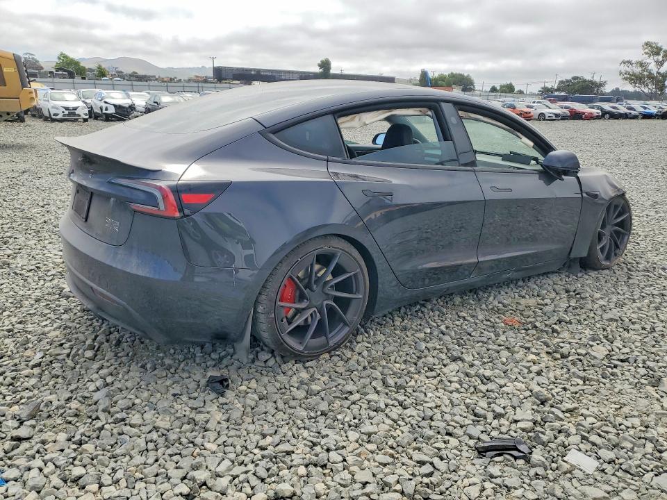 2024 Tesla VIN 5YJ3E1ET9RF808563 COPART salvage auction — FRONT END, Ca - Salvage Certificate, sold $10,900 on 2026-07-20 (photo 3)