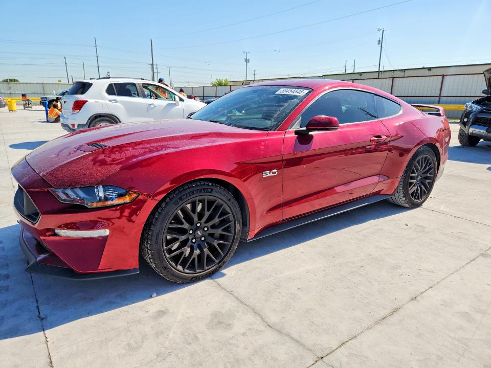 2019 Ford Mustang VIN 1FA6P8CF0K5157737 COPART salvage auction — HAIL, Tx - Certificate Of Title, sold $3,800 on 2026-07-10 (photo 1)