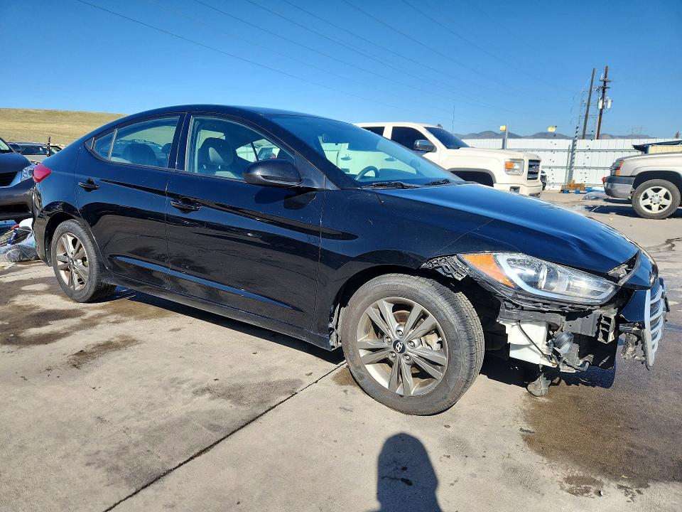 2018 Hyundai Elantra VIN 5NPD84LF5JH277555 COPART salvage auction — FRONT END, Co - Public - Salvage Title, sold $2,350 on 2026-07-22 (photo 4)