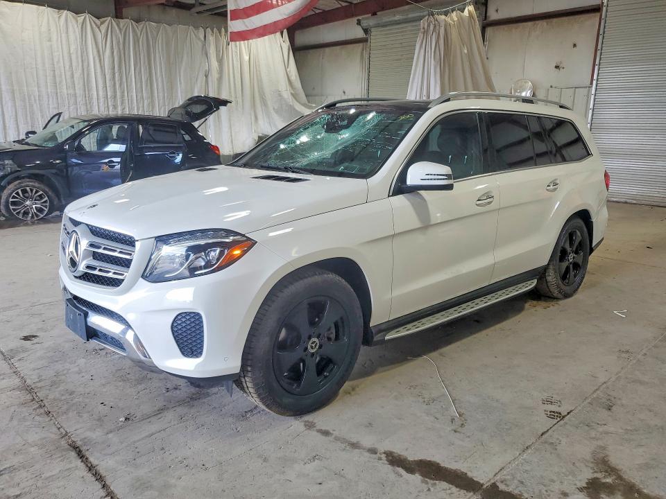 2017 Mercedes-benz Gls-klasse VIN 4JGDF6EE2HA989931 COPART salvage auction — FRONT END, Ny - Mv-907A Salvage Certificate, sold $6,700 on 2026-07-27 (photo 1)