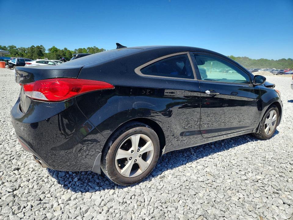 2013 Hyundai Elantra VIN KMHDH6AE5DU014123 COPART salvage auction — FRONT END, Ga - Cert Of Title-Salvage, sold $925 on 2026-07-07 (photo 3)