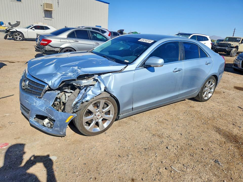2013 Cadillac Ats VIN 1G6AB5RX8D0139670 COPART salvage auction — FRONT END, Az - Cert Of Title - Salvage, sold $775 on 2026-07-31 (photo 1)