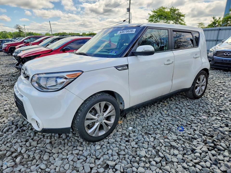 2016 Kia Soul VIN KNDJX3A5XG7385631 COPART salvage auction — REAR END, Nj - Cert Of Title-Salvage, sold $775 on 2026-07-22 (photo 1)