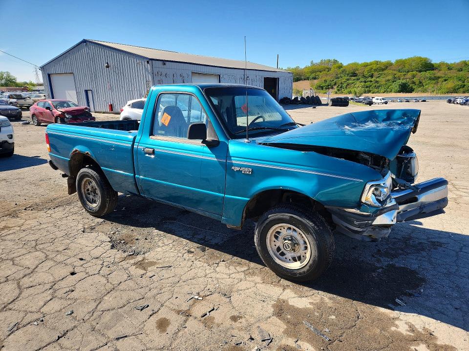 1993 Ford Ranger VIN 1FTCR10U2PUD49529 COPART salvage auction — FRONT END, Il - Salvage Certificate, sold $400 on 2026-07-03 (photo 4)