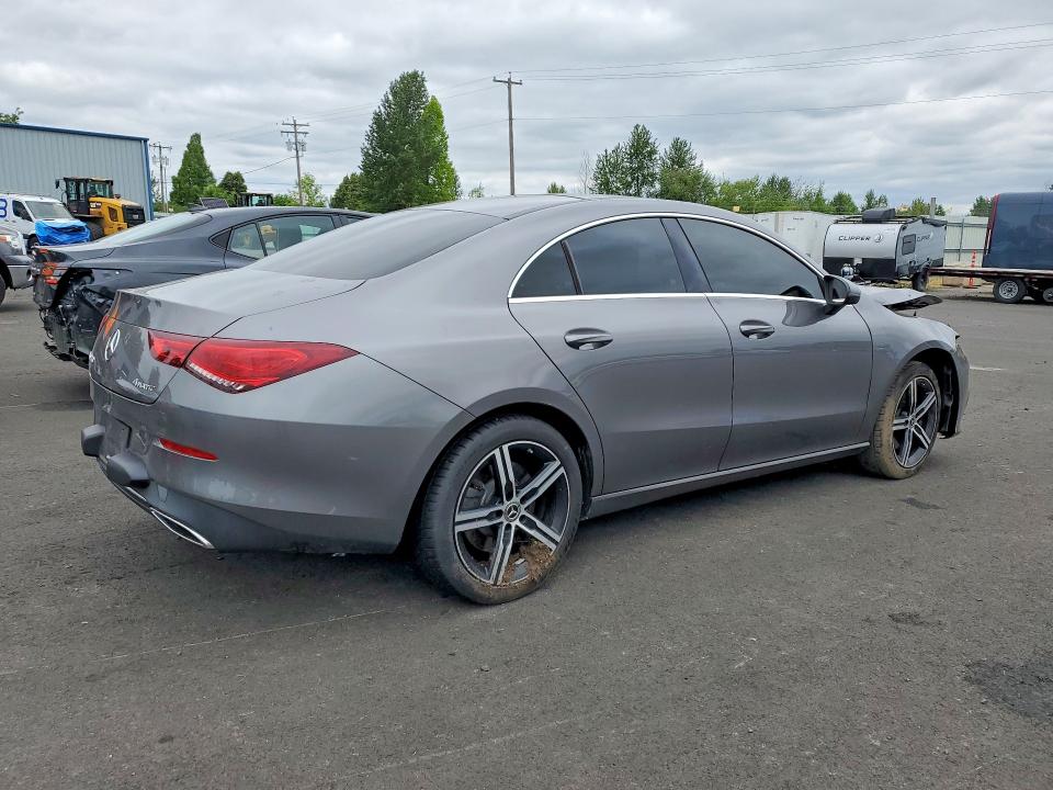 2020 Mercedes-benz Cla-klasse VIN WDD5J4HB0LN071289 COPART salvage auction — FRONT END, Or - Salvage Title Certificate, sold $5,700 on 2026-08-12 (photo 3)