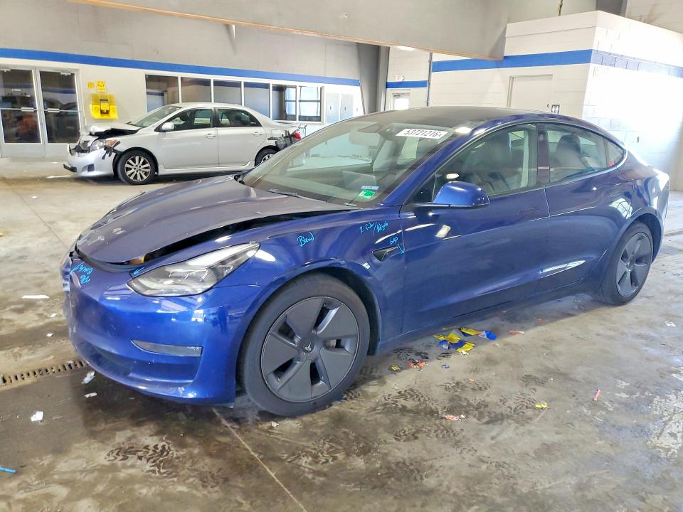 2023 Tesla Model 3 VIN 5YJ3E1EA0PF435232 COPART salvage auction — FRONT END, Va - Cert Of Title - Salvage, sold $8,600 on 2026-07-10 (photo 1)