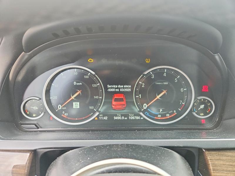 2014 BMW 7er VIN WBAYF8C56ED141806 COPART salvage auction — FRONT END, Ct - Cert Of Title-Salvage, sold $2,350 on 2026-08-04 (photo 9)
