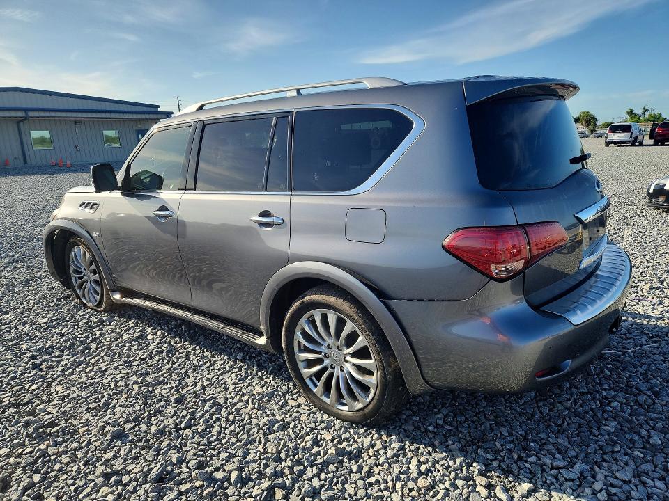 2016 Infiniti Qx80 VIN JN8AZ2NF1G9613113 COPART salvage auction — FRONT END, Fl - Cert Of Title Slvg Rebuildable, sold $2,600 on 2026-07-17 (photo 2)
