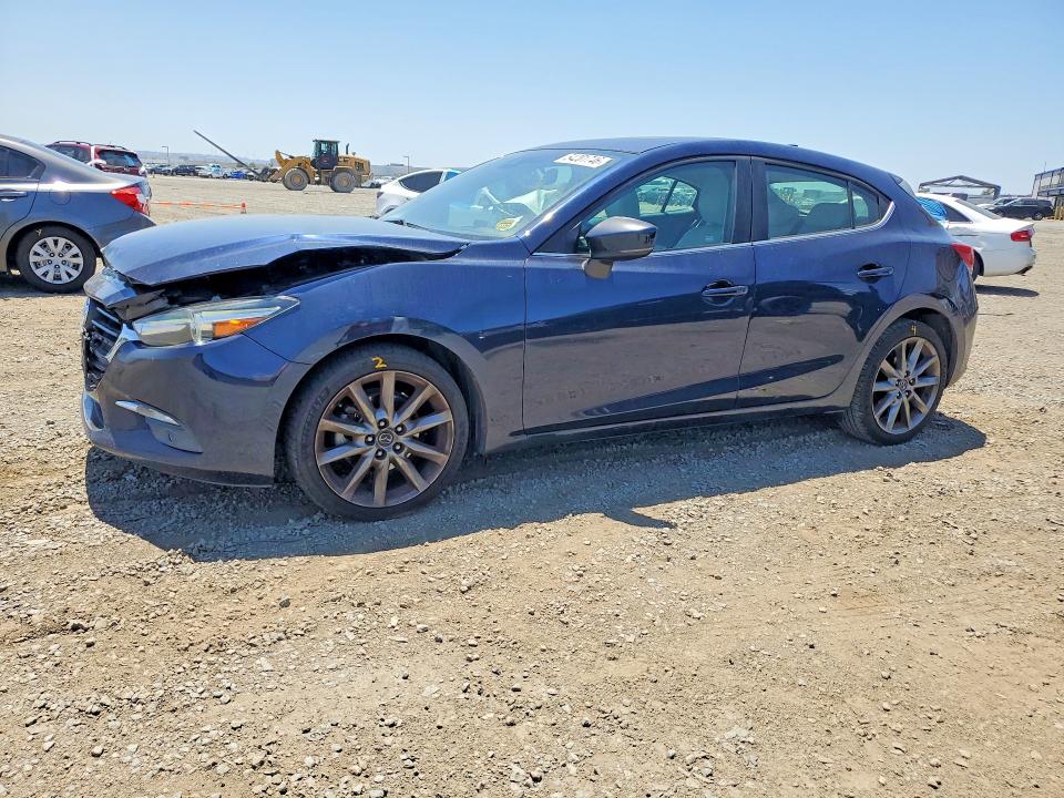 2018 Mazda VIN 3MZBN1M38JM273221 COPART salvage auction — FRONT END, Ca - Salvage Certificate, sold $150 on 2026-07-02 (photo 1)